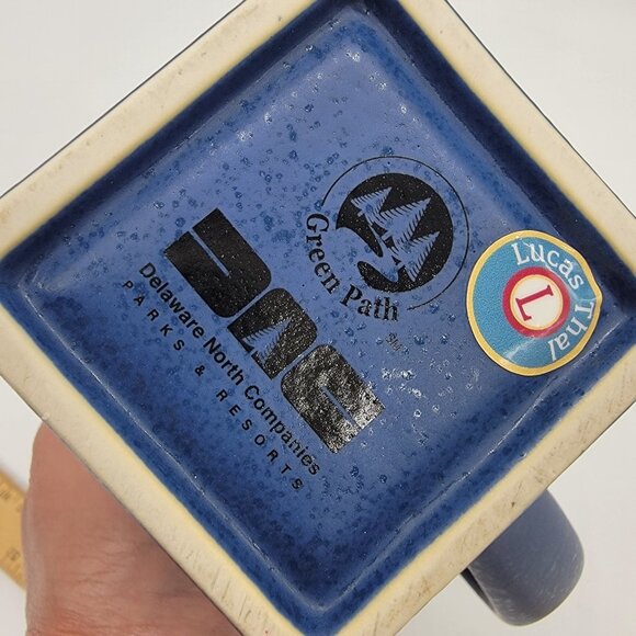 NASA‎ Kennedy Space Center Space Shuttles Coffee Mug Blue DNC Square Bottom NEW - Picture 5 of 6